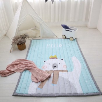 Infant Shining 140X195CM Baby Play Mats 2.5CM Thickening Cartoon Blanket Children Game Carpet Machine Washable Rugs