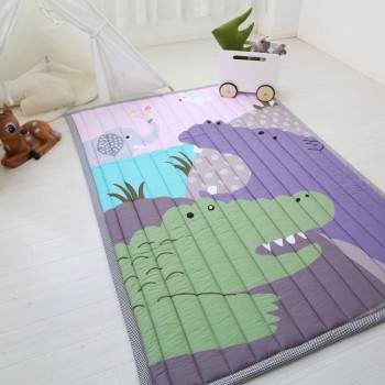 Infant Shining 140X195CM Baby Play Mats 2.5CM Thickening Cartoon Blanket Children Game Carpet Machine Washable Rugs