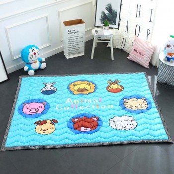 Infant Shining 140X195CM Baby Play Mats 2.5CM Thickening Cartoon Blanket Children Game Carpet Machine Washable Rugs
