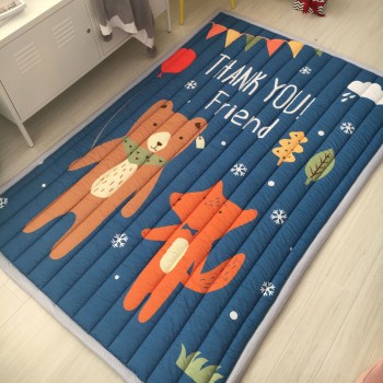 Infant Shining 140X195CM Baby Play Mats 2.5CM Thickening Cartoon Blanket Children Game Carpet Machine Washable Rugs