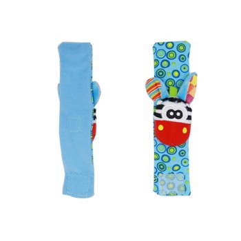 Baby rattle toys Garden Bug Wrist Rattle and Foot Socks Animal Cute Cartoon Baby Socks rattle toys 9% off