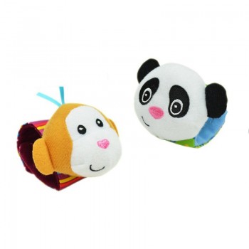 Baby rattle toys Garden Bug Wrist Rattle and Foot Socks Animal Cute Cartoon Baby Socks rattle toys 9% off