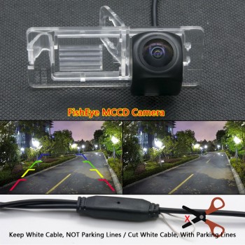Fisheye 1080P MCCD HD Backup Reversing Rear View Camera For Renault Duster Fluence Megane Terrano Car Parking Monitor Wireless