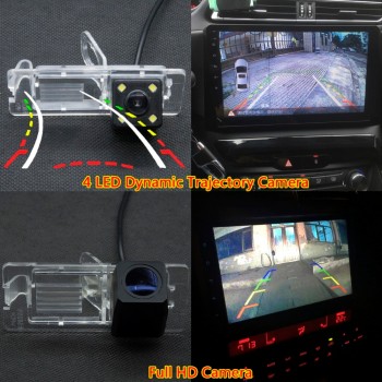 Fisheye 1080P MCCD HD Backup Reversing Rear View Camera For Renault Duster Fluence Megane Terrano Car Parking Monitor Wireless