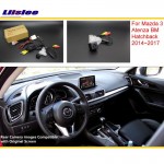 Liislee For Mazda 3 Mazda3 BM Hatchback 2014~2017 RCA amp; Original Screen Compatible Rear View Camera / Back Reverse Camera Sets