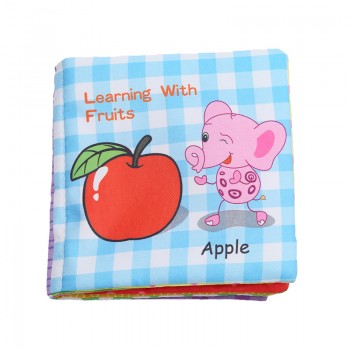 10pages Baby Rattles Mobiles Toy Soft Animal Cloth Book Newborn Stroller Hanging Toy Bebe Early Learning Educate Baby Toys