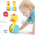 Baby Rattles Tumbler Doll Baby Toys Sweet Bell Music Roly-poly Learning Education Toys Gifts Baby Bell Baby Toys