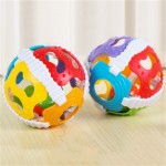 Baby Toy Fun Little Loud Bell Ball Baby Ball Toy Rattles Develop Baby Intelligence Baby Activity Grasping Toy Hand Bell Rattle