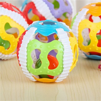 Baby Toy Fun Little Loud Bell Ball Baby Ball Toy Rattles Develop Baby Intelligence Baby Activity Grasping Toy Hand Bell Rattle
