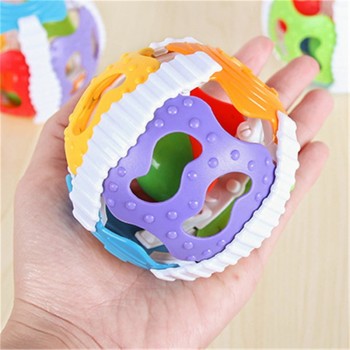 Baby Toy Fun Little Loud Bell Ball Baby Ball Toy Rattles Develop Baby Intelligence Baby Activity Grasping Toy Hand Bell Rattle