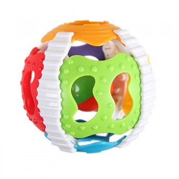 Baby Toy Fun Little Loud Bell Ball Baby Ball Toy Rattles Develop Baby Intelligence Baby Activity Grasping Toy Hand Bell Rattle