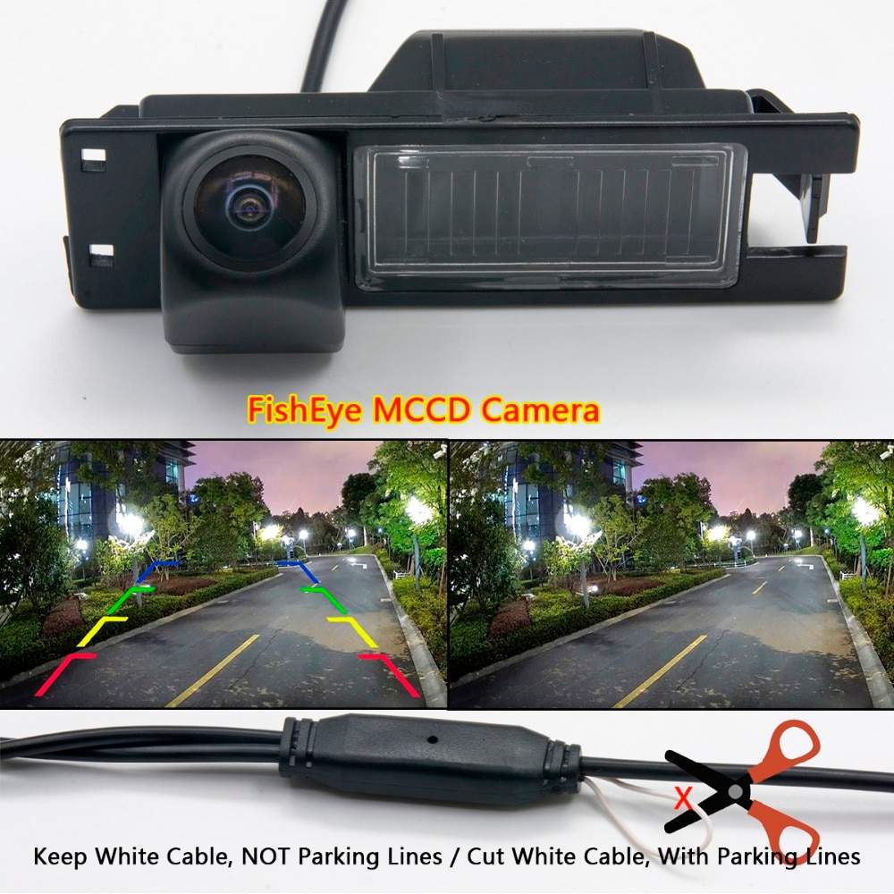 Fisheye MCCD Starlight 1080P Car Parking Rear view Camera For Opel Astra H J Corsa Meriva Vectra Zafira Insignia FIAT Grande