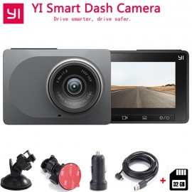 Xiaomi YI Smart Dash Camera International Version WiFi Car DVR HD 1080P 2.7 165 degree 60fps ADAS Safe Reminder Dashcam