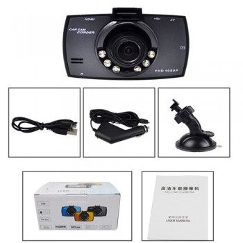Kissen Full HD 1080P Car DVR 2.7 Inch IPS Screen Car Camera Dual Lens Dash Cam Video Recorder Night Vision G-sensor Registrator