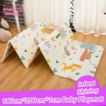 Infant Shining 200*180*1cm Foldable Baby Play Mat Eco-friendly XPE Children Playat Cartton Non-slip Carpet Living Room Mat