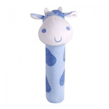 Baby Cute Rattles Toys Cute Stuffed Handbells Hand Bell Multifunctional Animal Squeaker Bar Baby Toys Hand Plush Doll 40% off