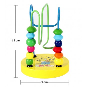 HOT childrens toys baby doll kids Educational toy beads string of beads game Mini around animal chassis Many styles by random