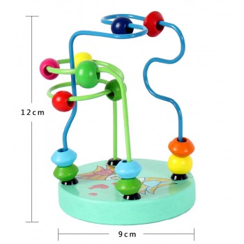 HOT childrens toys baby doll kids Educational toy beads string of beads game Mini around animal chassis Many styles by random