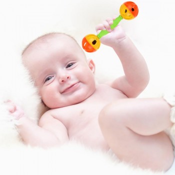 Baby Toys Rattles Bells Shaking Dumbells Early Development Toys 0-12 Months Baby Musical Hand Shaking Rattle Toy