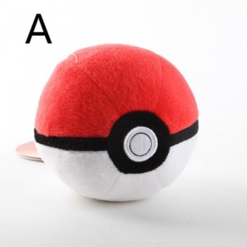 Anime Animals Ball Cute Pikachu Pokeballs Plush Plush Doll Keychain Bag Keys Pendant Stuffed Doll Toys Kids Birthday Gift