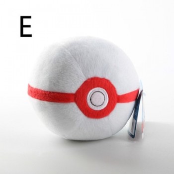 Anime Animals Ball Cute Pikachu Pokeballs Plush Plush Doll Keychain Bag Keys Pendant Stuffed Doll Toys Kids Birthday Gift