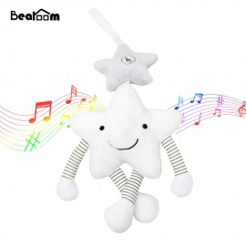 Bearoom Baby Rattle Stroller Toy Musical Mobile Baby Toys Cute Learning Edccation Cartoon Star For Infant Strollers Crib Hanging