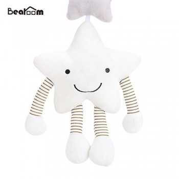 Bearoom Baby Rattle Stroller Toy Musical Mobile Baby Toys Cute Learning Edccation Cartoon Star For Infant Strollers Crib Hanging