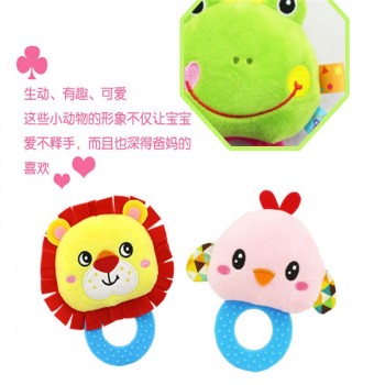 Newborn Baby Toys 0-12 Months Cartoon Animal Owl/Elephant Baby Boy Girl Rattles Hand Bell Infant Toddler Plush Toys jouet enfant