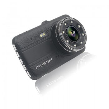 E-ACE Car Dvr Camera 4.0 Full HD 1080P Dash Cam Auto Registrator Dual Lens Night Vision With Rear View Camera Video Recorder