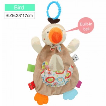 Fulljion Baby Rattles Mobiles Soft Baby Toys 0 12 Months Towel Bed Bell Cute Animal Christmas Crib Bebe Stroller Montessori Gift
