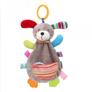 Fulljion Baby Rattles Mobiles Soft Baby Toys 0 12 Months Towel Bed Bell Cute Animal Christmas Crib Bebe Stroller Montessori Gift