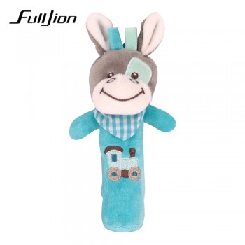 Fulljion Baby Plush Stroller Toys For Baby Rattles Mobiles For Crib Musical Stroller Doll Stuffed Animal Plush Popular Soft Pony