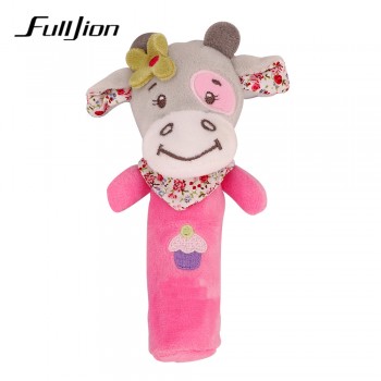 Fulljion Baby Plush Stroller Toys For Baby Rattles Mobiles For Crib Musical Stroller Doll Stuffed Animal Plush Popular Soft Pony