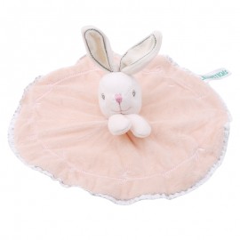 Cute Baby Rattle Bunny Soothing Towel Baby Plush Toys Infant Very Soft Security Blanket Sleep Friend Plush Rabbit Doll Toys