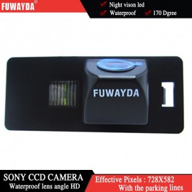 FUWAYDA SONY CCD Chip CAR REAR VIEW CAMERA Reverse With Guide Line CAMERA FOR  AUDI A1 A4 (B8) A5 S5 Q5 TT/ PASSAT R36 5D