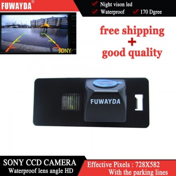 FUWAYDA SONY CCD Chip CAR REAR VIEW CAMERA Reverse With Guide Line CAMERA FOR  AUDI A1 A4 (B8) A5 S5 Q5 TT/ PASSAT R36 5D