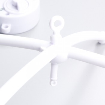 Baby Rattles Bracket Set DIY Hanging Baby Crib Mobile Bed Bell Toy Rotary Holder Arm Bracket With Clockwork Movement Music Box
