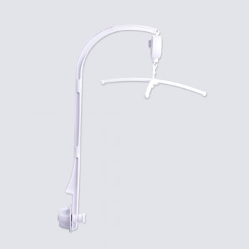 Baby Rattles Bracket Set DIY Hanging Baby Crib Mobile Bed Bell Toy Rotary Holder Arm Bracket With Clockwork Movement Music Box