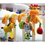 Newborn Baby Toys 0-12 Months Stuffed Stroller Toys Animal Baby Pram Bed Hanging Educational Baby Rattle Toys Rattles Juguete