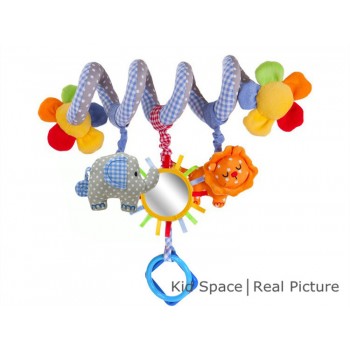 Newborn Baby Toys 0-12 Months Stuffed Stroller Toys Animal Baby Pram Bed Hanging Educational Baby Rattle Toys Rattles Juguete