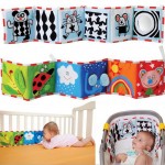 Baby Toys Crib bumper  Cloth Book  Rattles Knowledge Around Multi-Touch Colorful Bed Bumper For Kids  WJ581