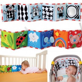 Baby Toys Crib bumper  Cloth Book  Rattles Knowledge Around Multi-Touch Colorful Bed Bumper For Kids  WJ581