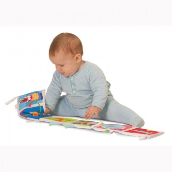 Baby Toys Crib bumper  Cloth Book  Rattles Knowledge Around Multi-Touch Colorful Bed Bumper For Kids  WJ581