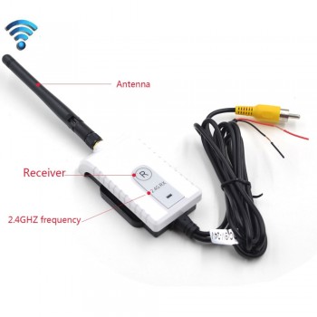 2.4G Wireless AV Cable Transmitter and Receiver Wireless Backup Camera For Bus Truck Vehicle