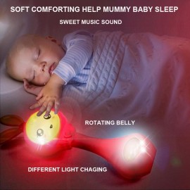 Lovely Baby Toys Hand Bells Baby Cute Music Rabbit Bell 0-12M Toddlers Cute Hand Rattles Ring Bell Early Educational Toys