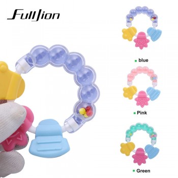 Fulljion Baby Teether Toys Ball Toddler Toys Rattles Mobiles Bebe Stroller Funny Soft Educational Infant Handbell Christmas Crib