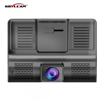 Krylcam 4.0 inch 1080P Dual Lens Full HD Car DVR Camera 170 Degree Rearview Car Dash Camera G-sensor Auto Car Camera Recorder