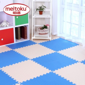 8pcs/lot Meitoku baby EVA Foam Play Puzzle Mat for kids/ Interlocking Exercise Tiles Floor Rug carpet ,Each 60x60cm thick 12mm