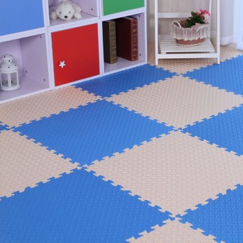 8pcs/lot Meitoku baby EVA Foam Play Puzzle Mat for kids/ Interlocking Exercise Tiles Floor Rug carpet ,Each 60x60cm thick 12mm