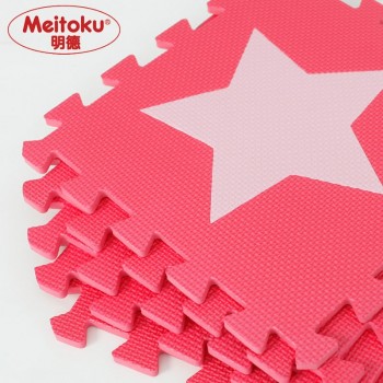 Meitoku baby EVA foam puzzle play mat/ Interlocking Exercise floor carpet Tiles, Rug for kids,Each32cmX32cm 1cmThick 24pc/bag